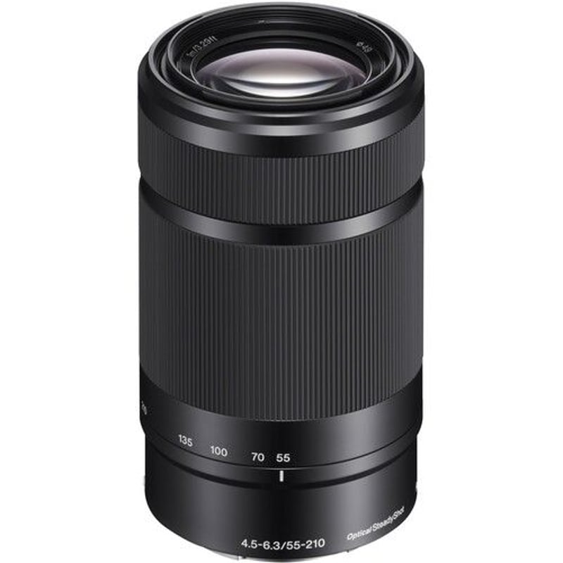 SONY - Sony E 55-210mm F 4.5 -6.3 OSS Lens SEL55210 - Negro