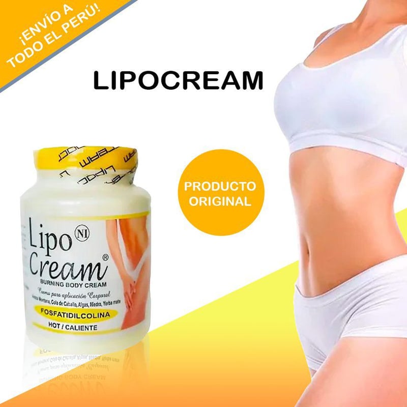 GENERICO - Crema reductora lipocream quema grasa reduce medidas