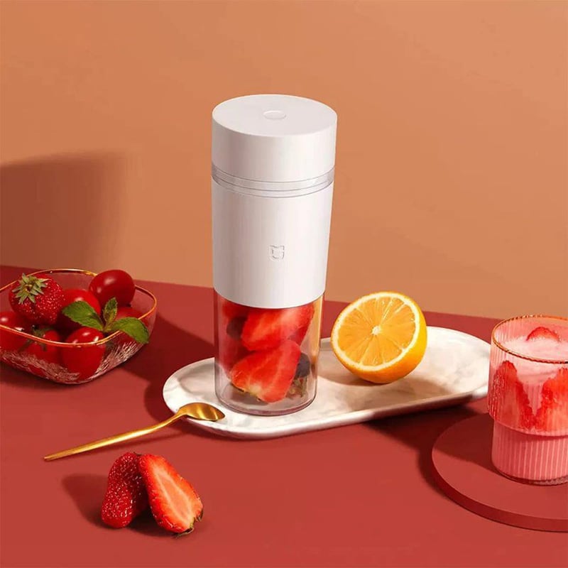 Xiaomi mijia 300ml mini licuadora portatil usb c carga juicer fruta taza procesador de alimentos mezclador electrico de cocina jugo rapido