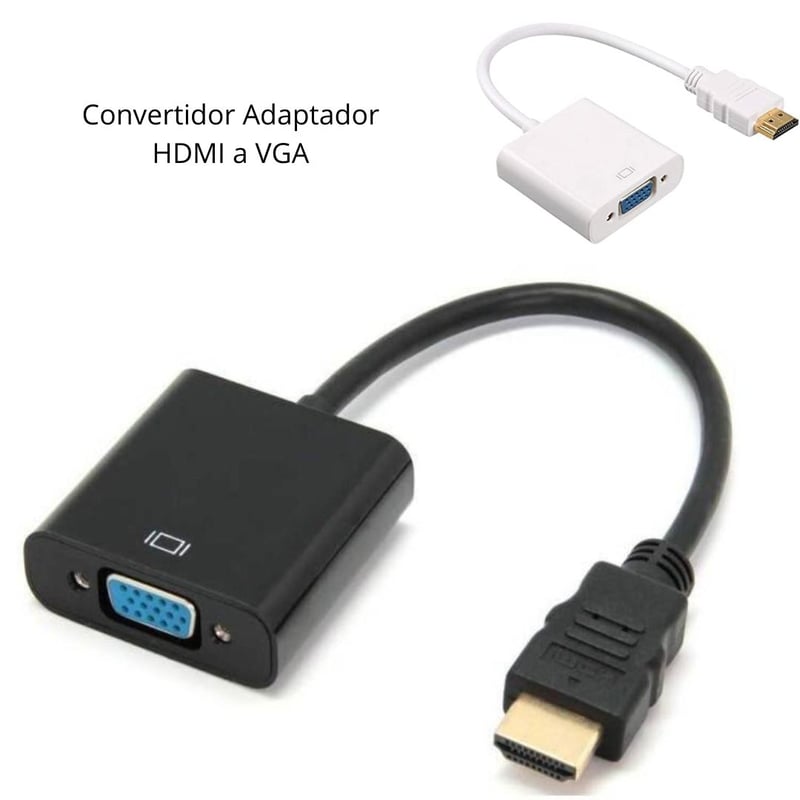 Cable adaptador vga a hdmi sale