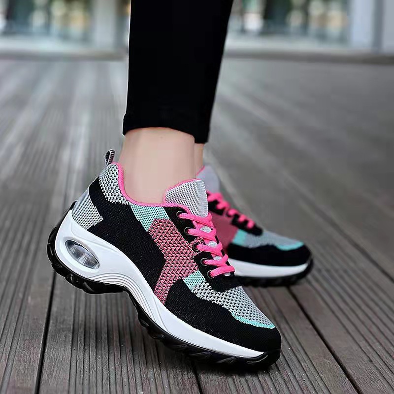 Zapatillas para caminar mujer rosa