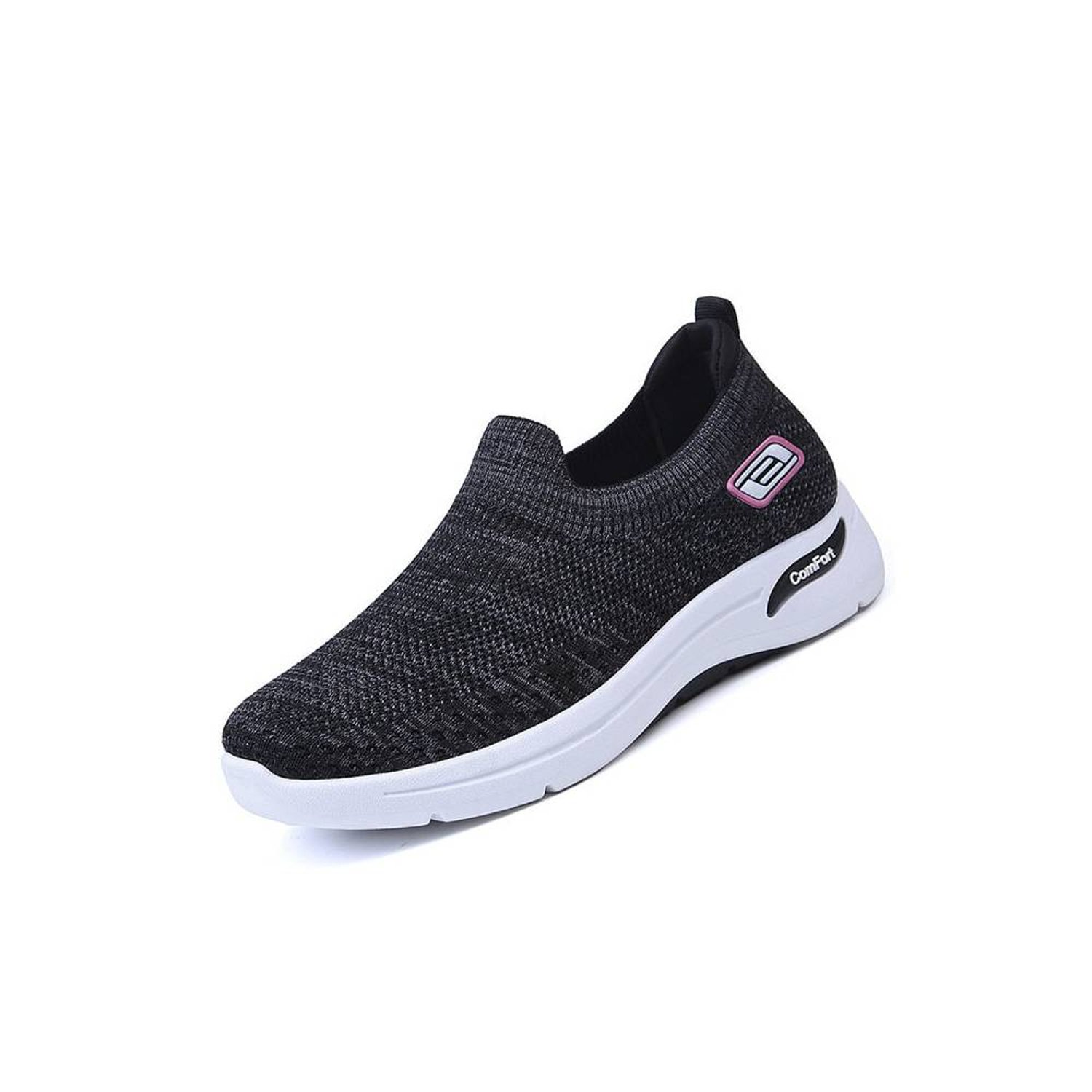 Zapatillas Deportivas Sin Cordones Suela Antideslizante Mujer