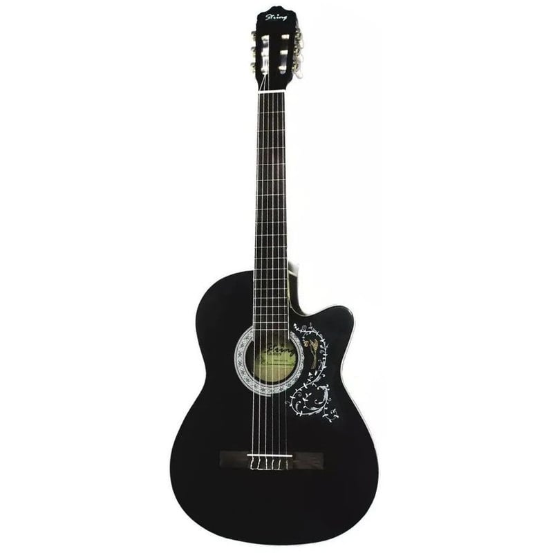 Guitarra acústica importada negra nylon - negro. GENERICO | falabella.com