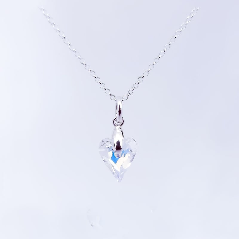 Collar Con Dije Corazón Para Cenizas Aceite Esencia Perfume