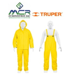 TRUPER - Conjunto Impermeables Doble Capa Talla XL