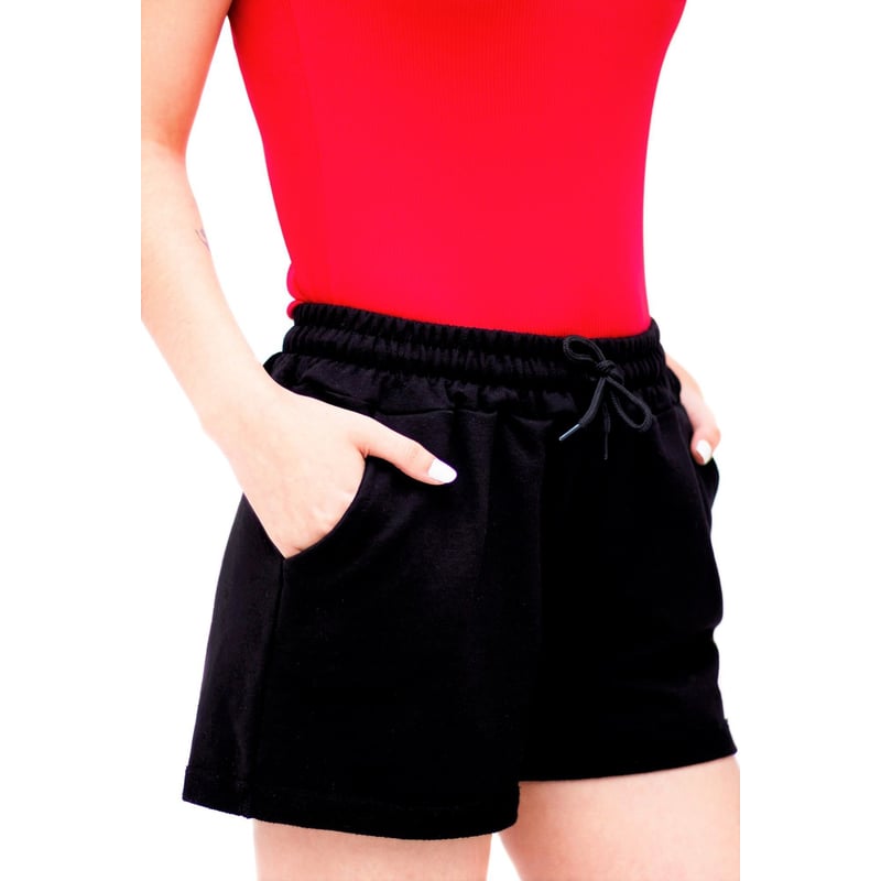 Short Algodon French Terry Basico Mujer