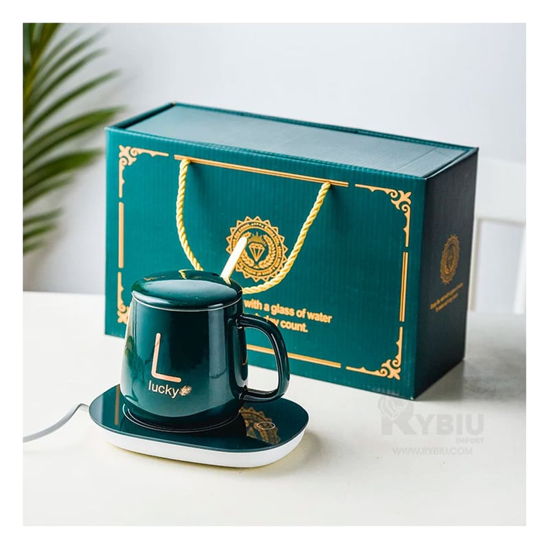 "Taza Base Calentador Electrico Verde"