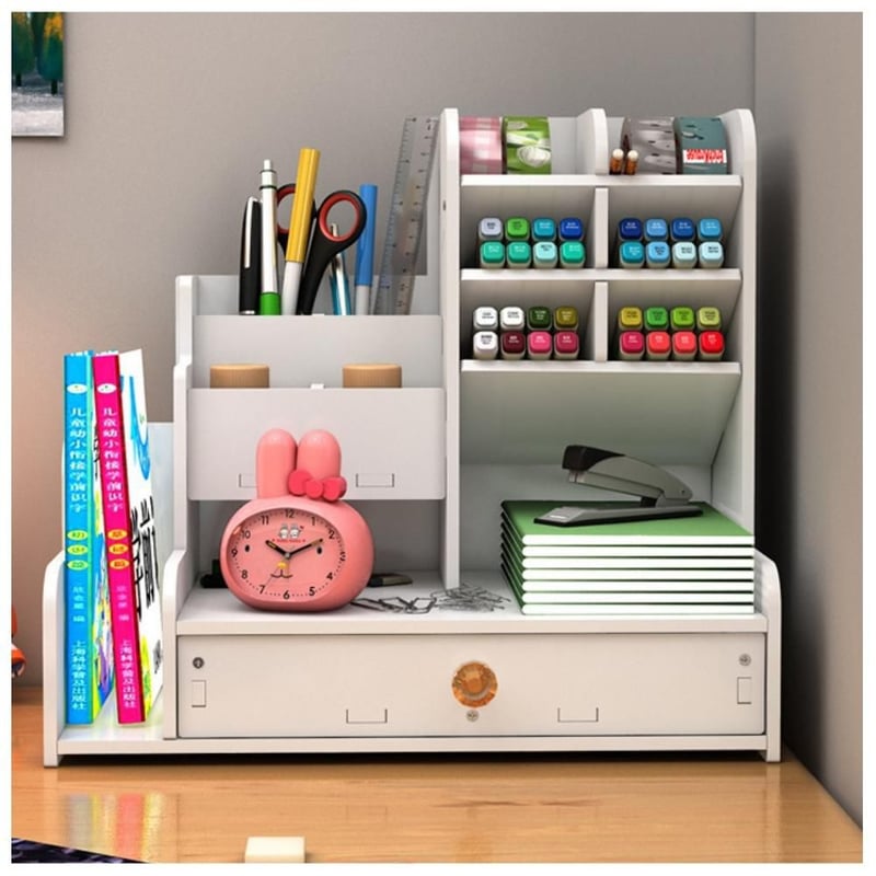 Organizador De Escritorio, Organizador De Escritorio Con Soporte Para Bolígrafo, Soporte Para
