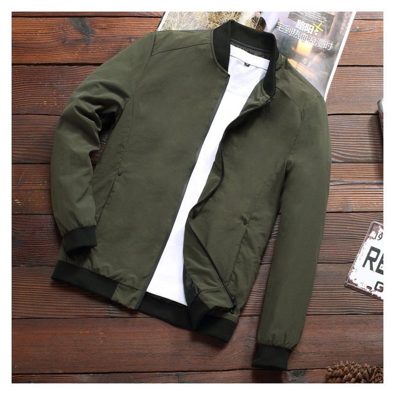 Casaca verde hombre shop