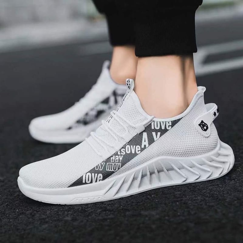 Zapatillas deportivas para hombre blanco