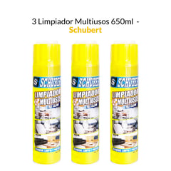 SCHUBERT - 3 Limpiadores Multiusos 650ml -