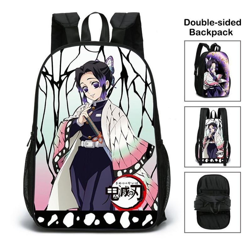 Mochila Anime Demon Slayer Kamado Nezuko Mochila USB Bolsa De