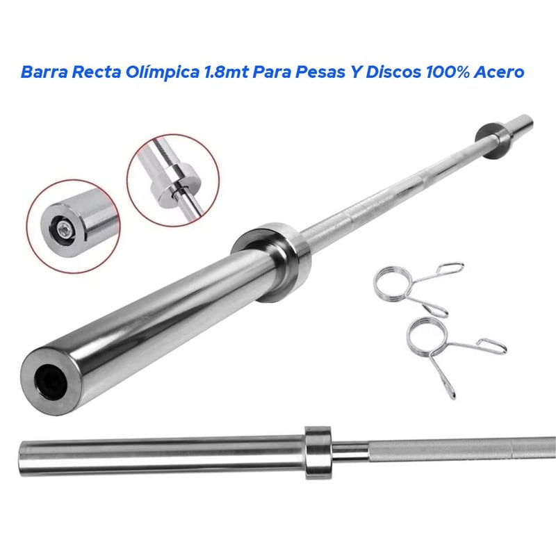 Barra Olímpica 15 Kg CAPITAL SPORTS Hybrid Women Barra Para Pesas