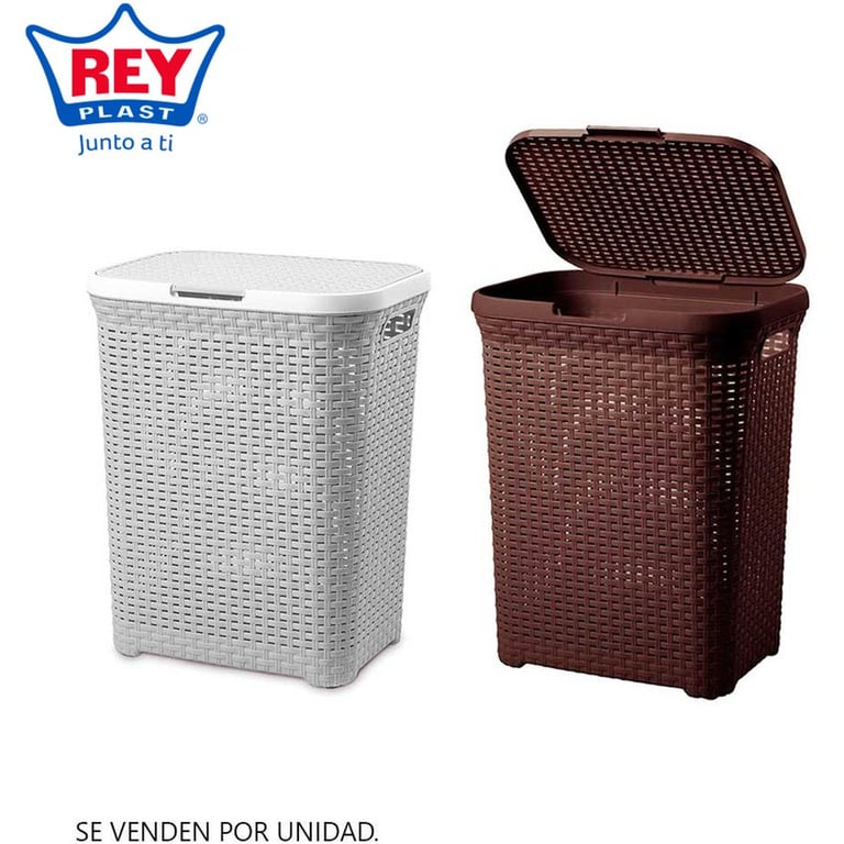 Cesto Reyplast Ratán Grande Marron REYPLAST | falabella.com