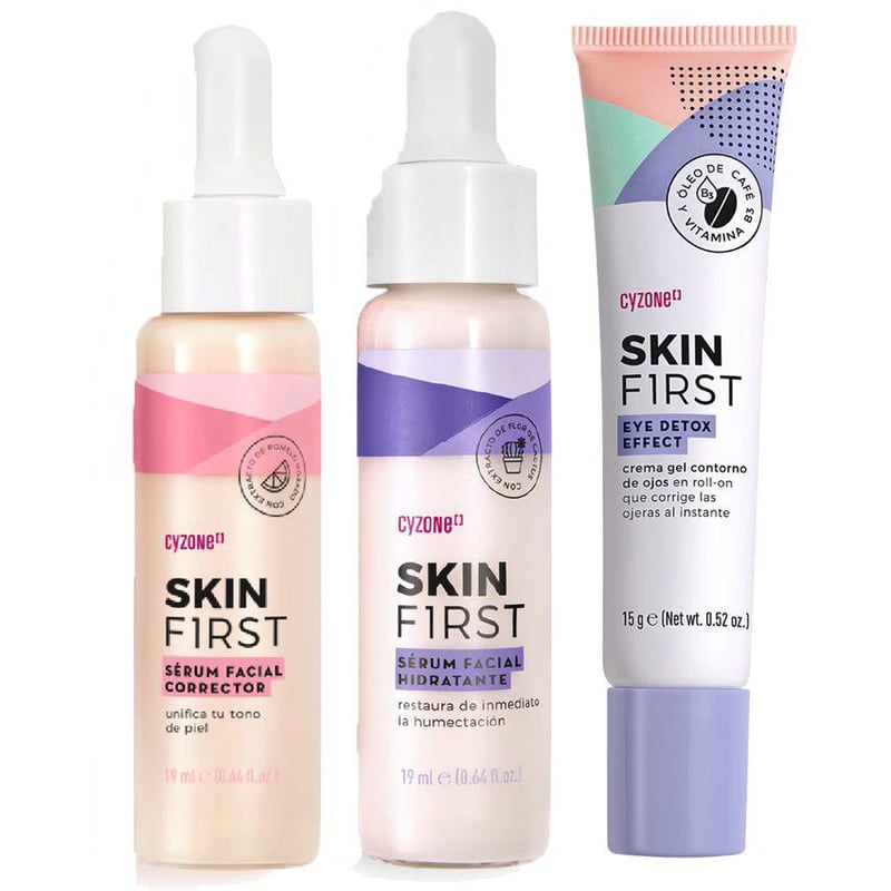 Tratamiento Skin First Serum Hidratante con Corrector y Eye Detox ...