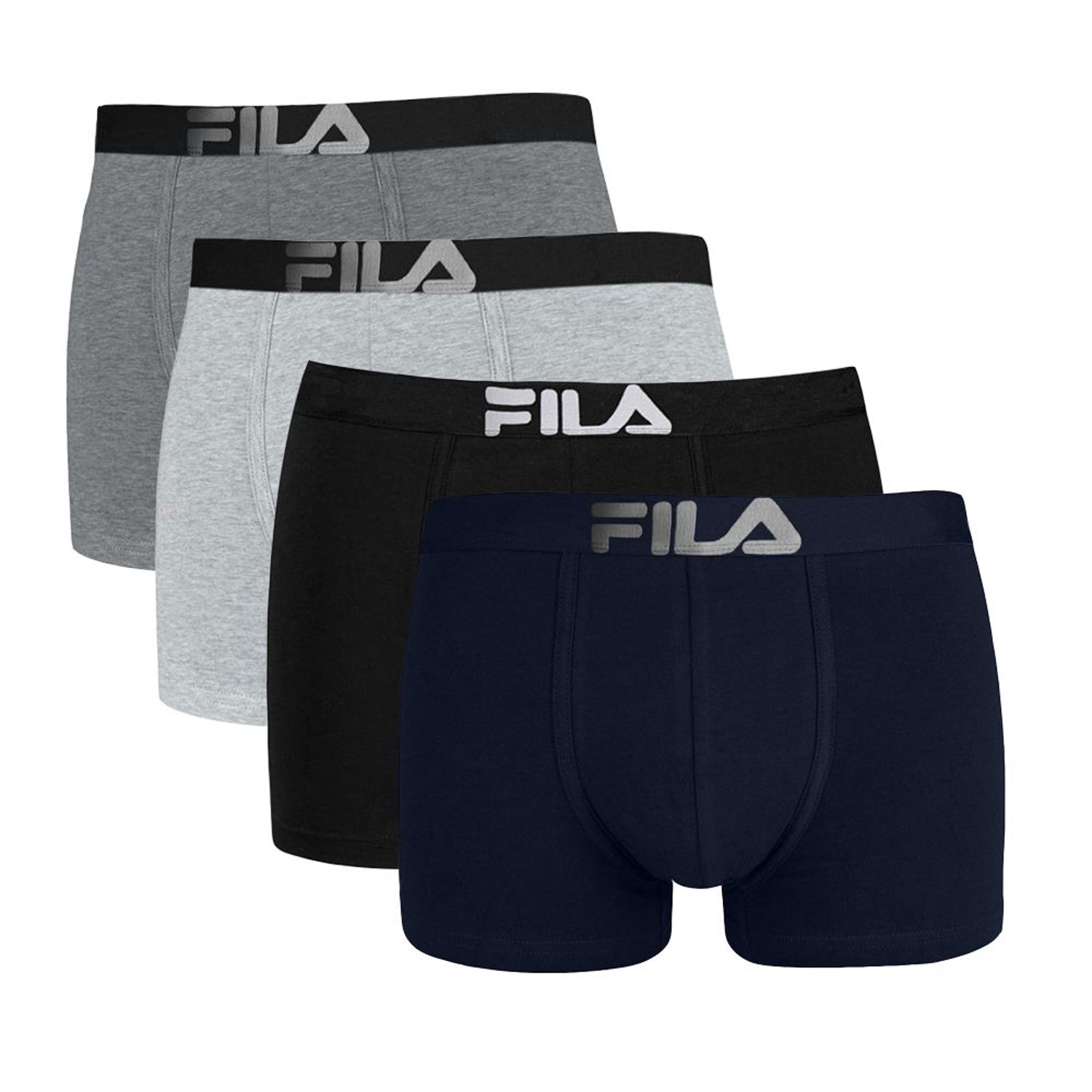 Pack x4 Boxer Fila Pretina Ancha Multicolor FILA falabella