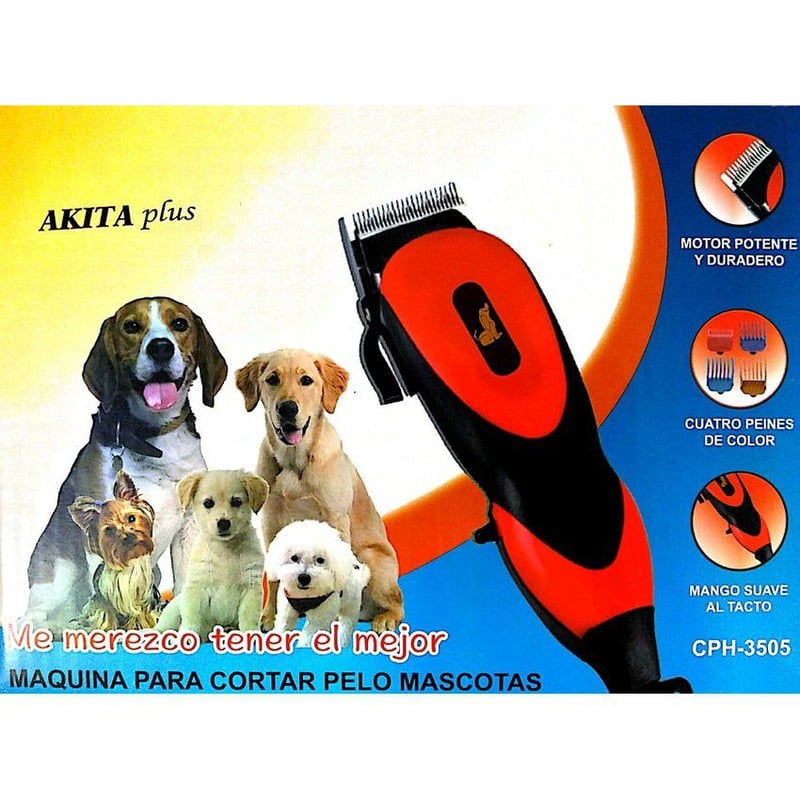 Maquina de cortar cabello akita plus hotsell