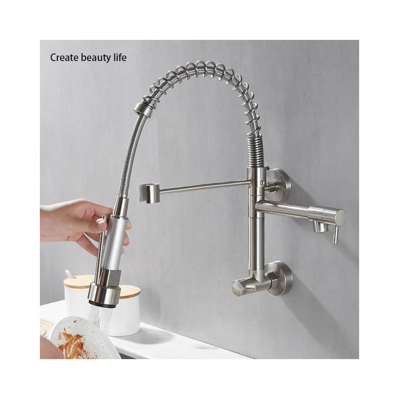 Grifo de cocina para lavaplatos monocromado extensible Sodimac Peru