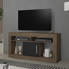 SOPORTEX - Mesa de TV 55'' NT 1040 MDP Café-Negro