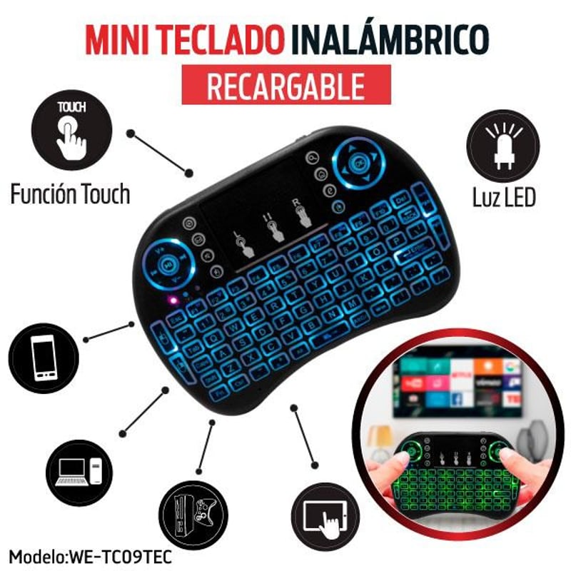 Teclado para smart tv lg webos hotsell