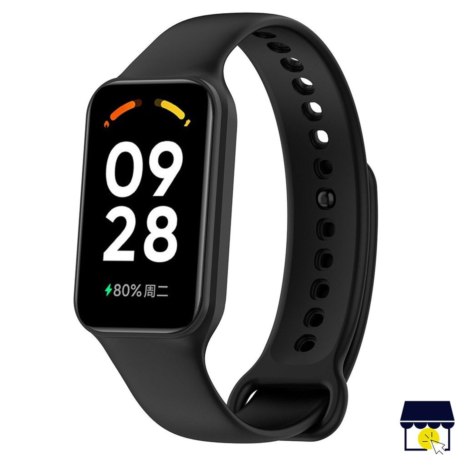 Correa de silicona para Xiaomi Redmi Band 2 Mica NEGRO GENERICO falabella
