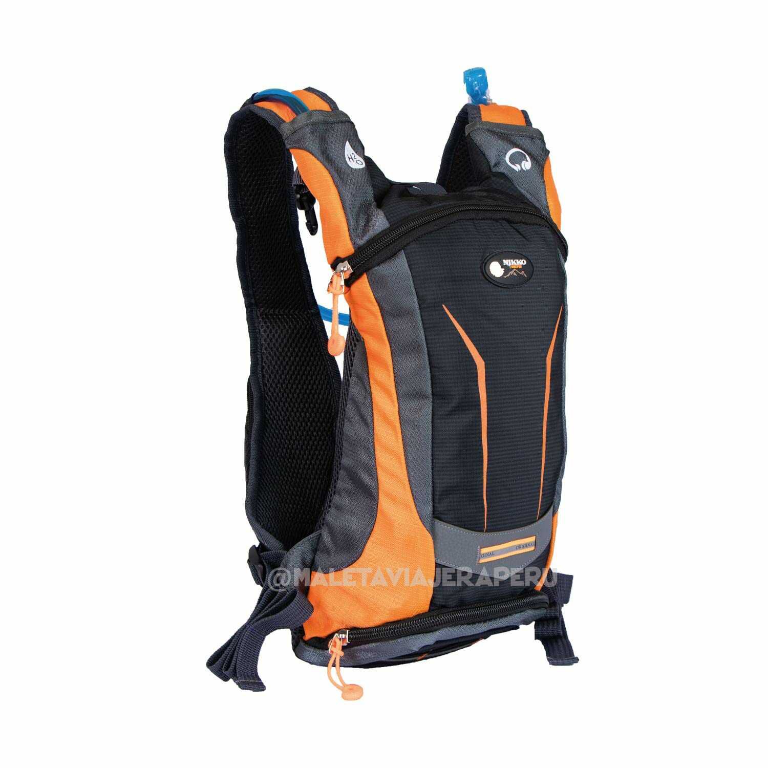 Mochila de Hidratacion Ciclismo Trekking Bolsa agua Naranja GENERICO falabella