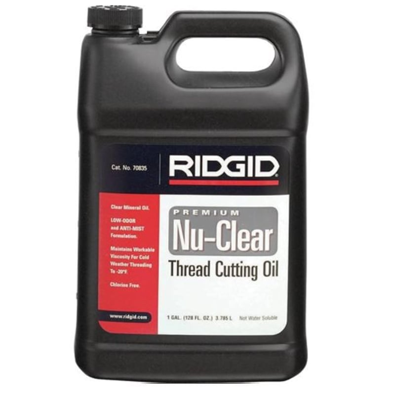 Aceite de corte de rosca Nu-Clear, 1 galón, 70835 Ridgid RIDGID ...