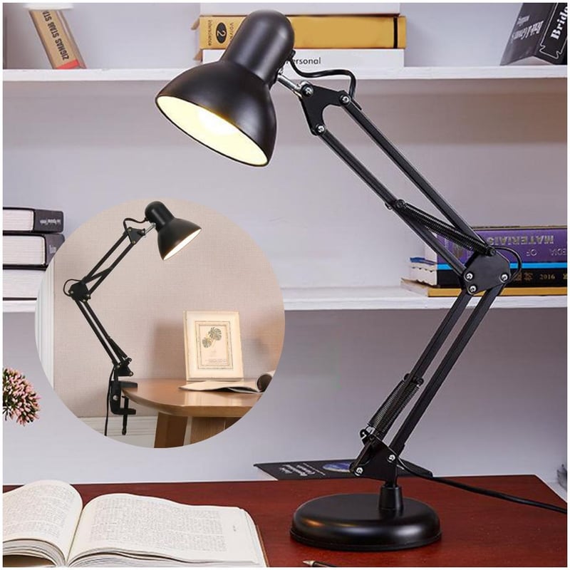 Lampara de escritorio vintage elegante negro INSPIRA