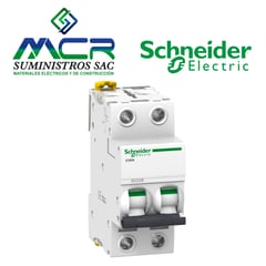 SCHNEIDER ELECTRIC - INTERRUPTOR TERMOMAGNETICO 2P 2A 50KA 230V IC60N  Schneider