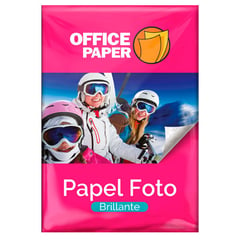 OFFICE PAPER - Papel Foto Brillante 180g por 10 hojas A4