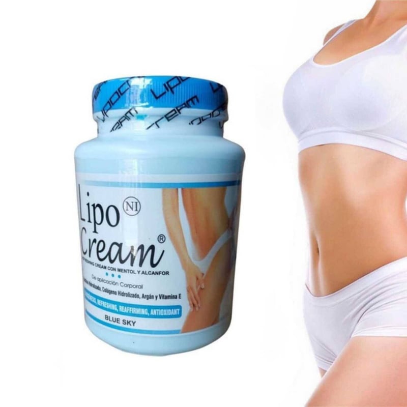 GENERICO - Crema Reductora para Abdomen LIPO CREAM- AZUL