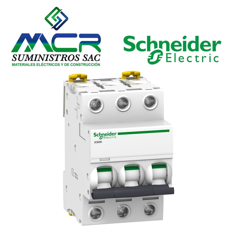 INTERRUPTOR TERMOMAGNETICO 3P 80A 10KA 230V C120N Schneider SCHNEIDER ...