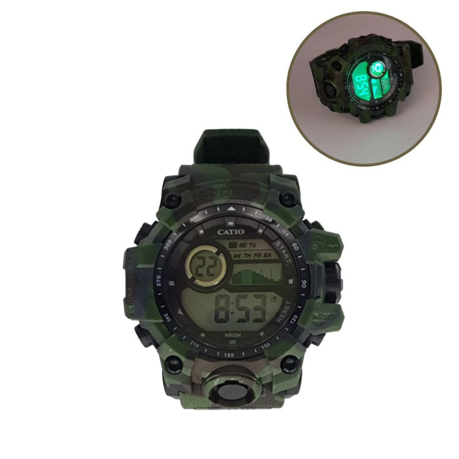Reloj Deportivo Resistente al Agua con Luz Mod 03 GENERICO falabella