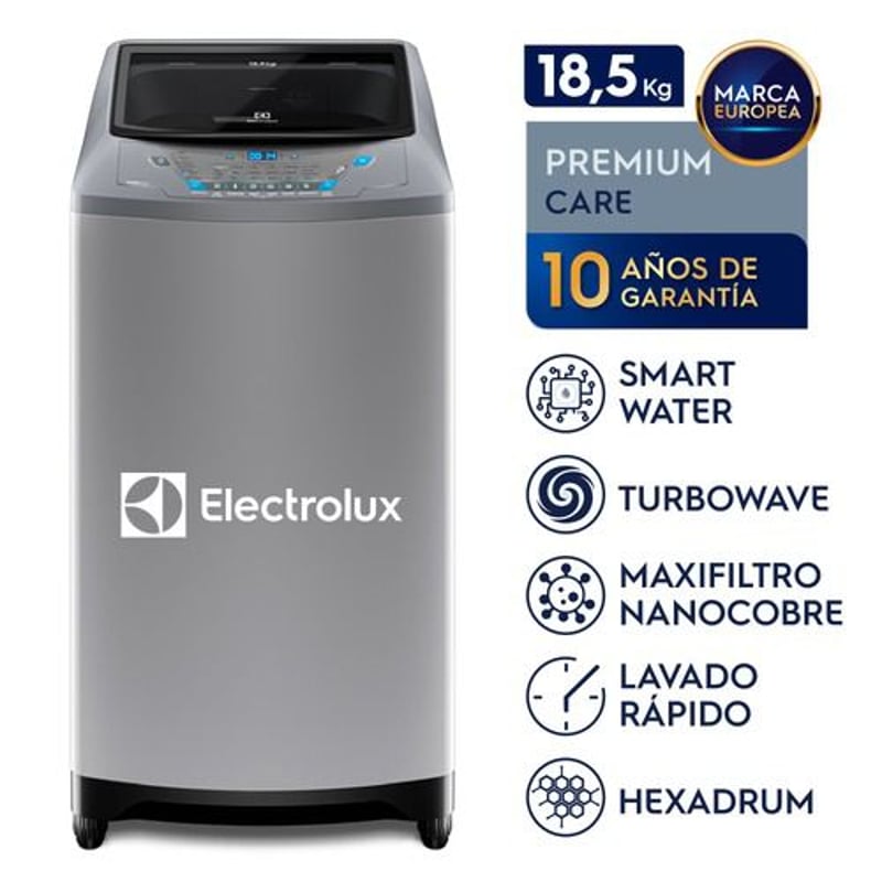 ELECTROLUX - Lavadora 18,5 Kg Electrolux Premium Care EWIX19F2ESG