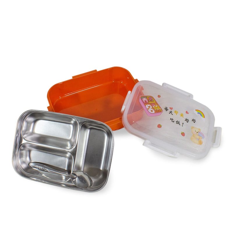 Juego De 3 Bandejas Para Empanar De Acero Inoxidable – Con Tapa, Medidas 32.5×17.5×6.5 Cm, Ideales Para Cocina Y Preparación De Alimentos