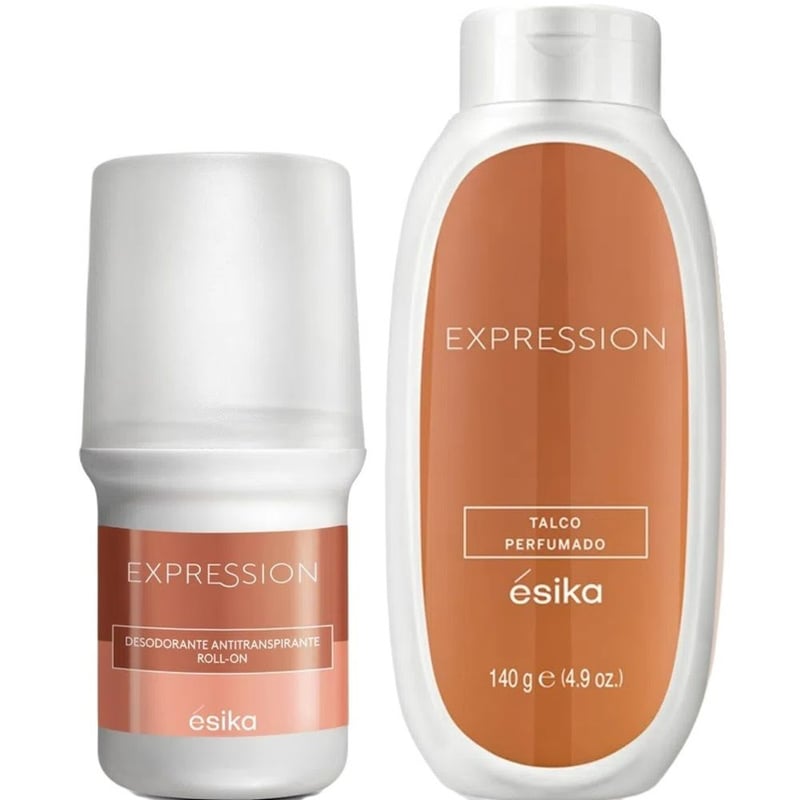 ESIKA - Set Expression desodorante y talco de Esika Aroma Floral para mujer