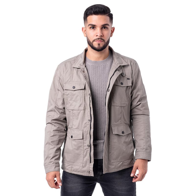 Casacas drill para hombre best sale