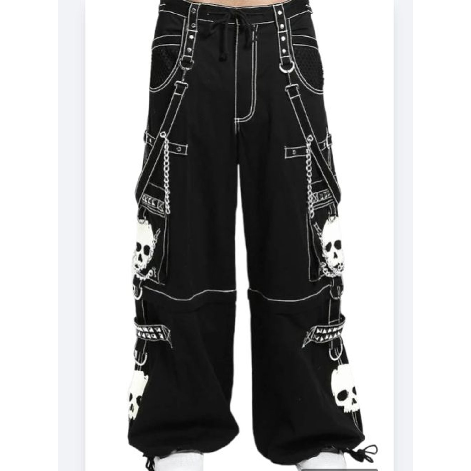 Pantalon carpintero calavera con detalles Dj Modas