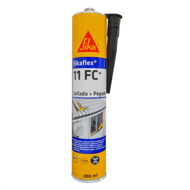 Adhesivo y Sellante elástico de juntas Sikaflex-11 FC Negro x 300ml ...