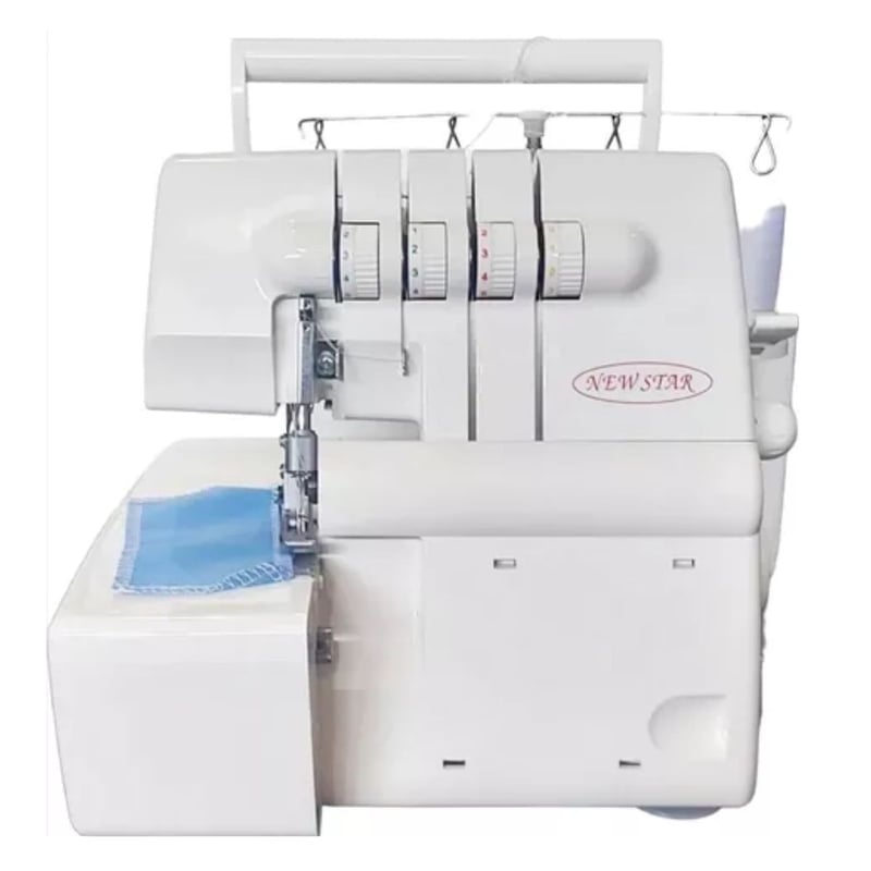 Jata Remalladora OL900 - Hasta 4 Hilos, 1 ó 2 Agujas, Cortado Lateral, Con Pedal, Juego Completo De Accesorios, Ancho De Corte Regulable