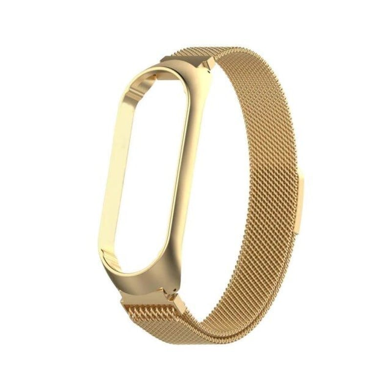 Correa de Metal para Xiaomi mi Band 3 mi Band 4 Dorado GENERICO falabella