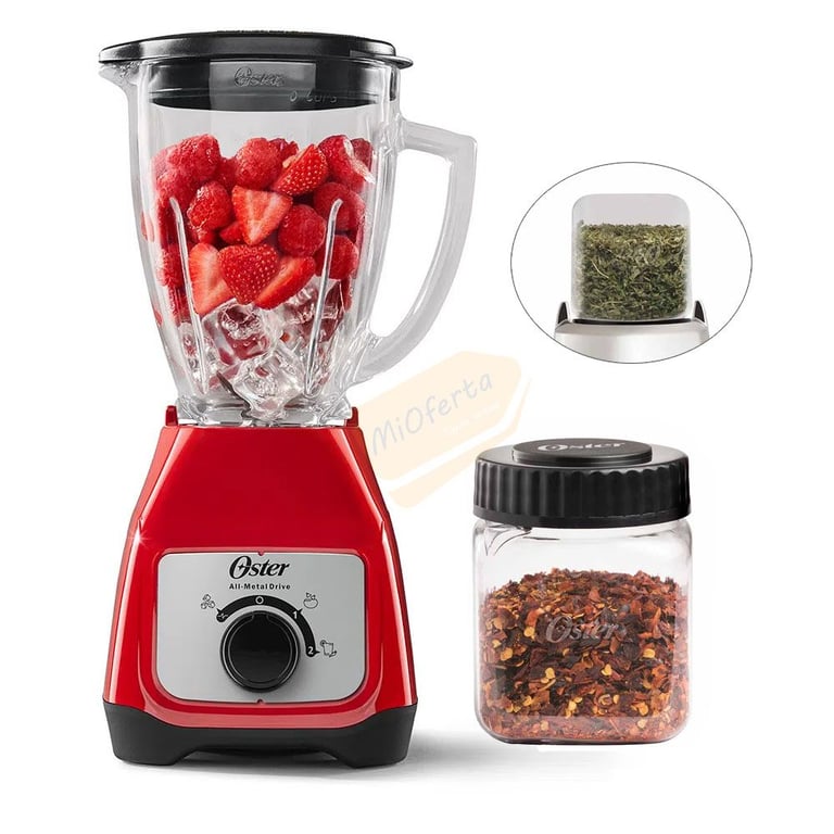 Licuadora Oster Vaso de Vidrio BLSTKAGRRD Mini vaso Picatodo OSTER falabella