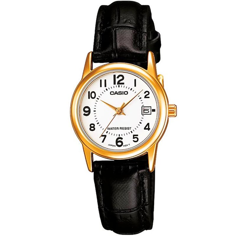 Boccia Titanium 3307-02 - Stijlvol Dameshorloge Met Goudkleurige Titanium Kast En Band Diameter 29 Mm