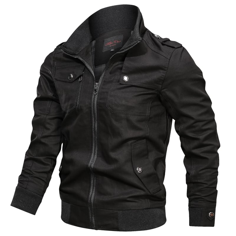 Chamarra para hombre tipo militar hotsell
