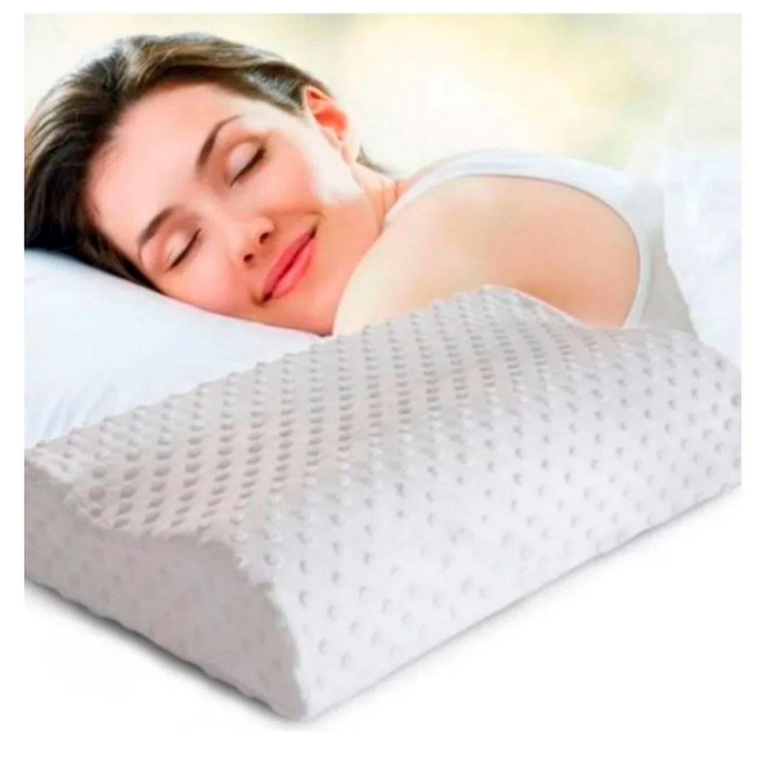 Almohada Viscoelastica para Dormir Almohada Cervical AS GENERICO falabella