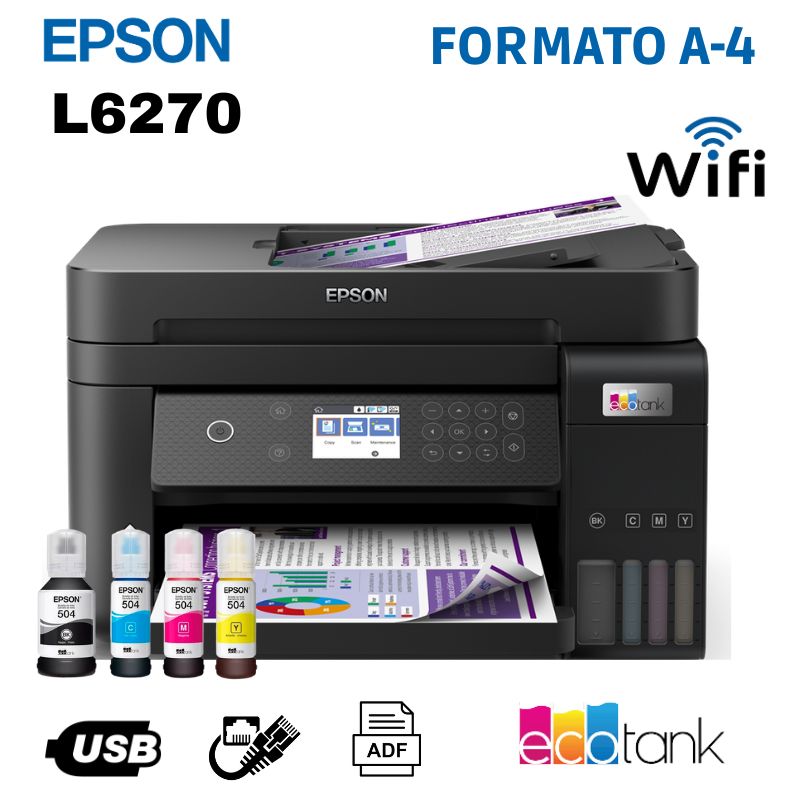 EPSON - Impresora Epson Multifuncional L6270 Wifi ADF Duplex