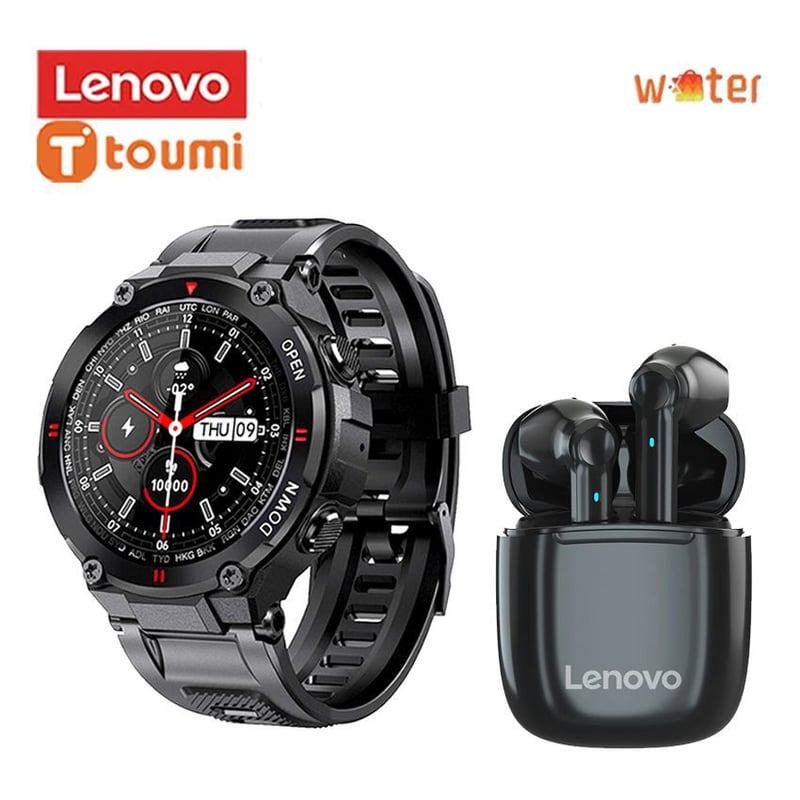 LENOVO - Audífonos Lenovo XT89 Tws Audífonos y Toumi Watch T-MIX