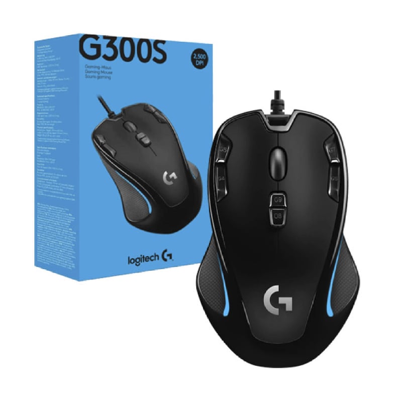 MOUSE LOGITECH G300S OPTICAL USB BLACK LOGITECH | falabella.com