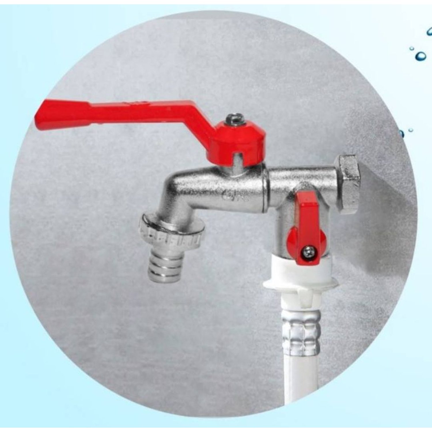 Llave Doble Para Lavanderia 12 Sodimac Peru