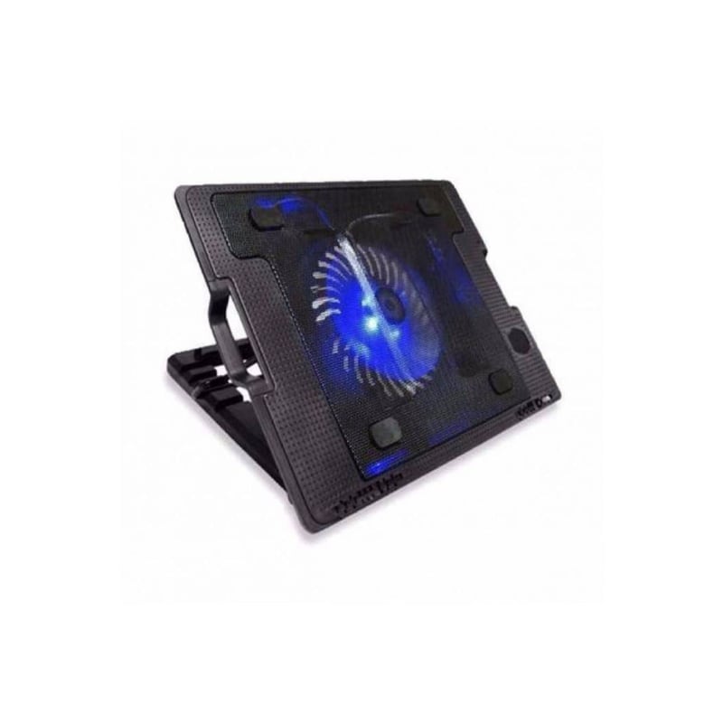 Cooler Cooling Pad 638B con 5 Niveles Led Azul hasta 17 Pulgadas ...